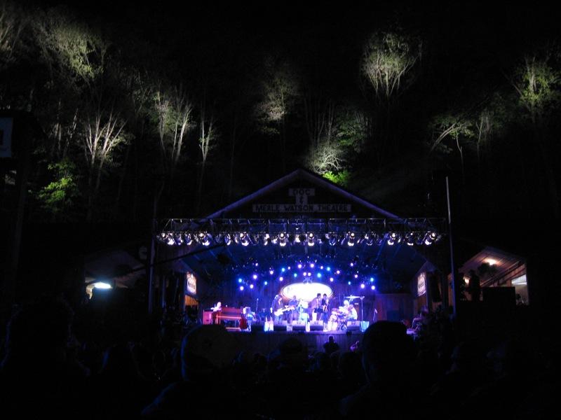 Merlefest Stage at Night