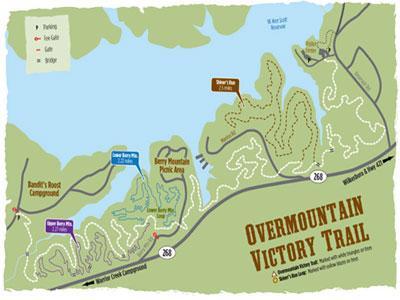 Overmountain Trail Map