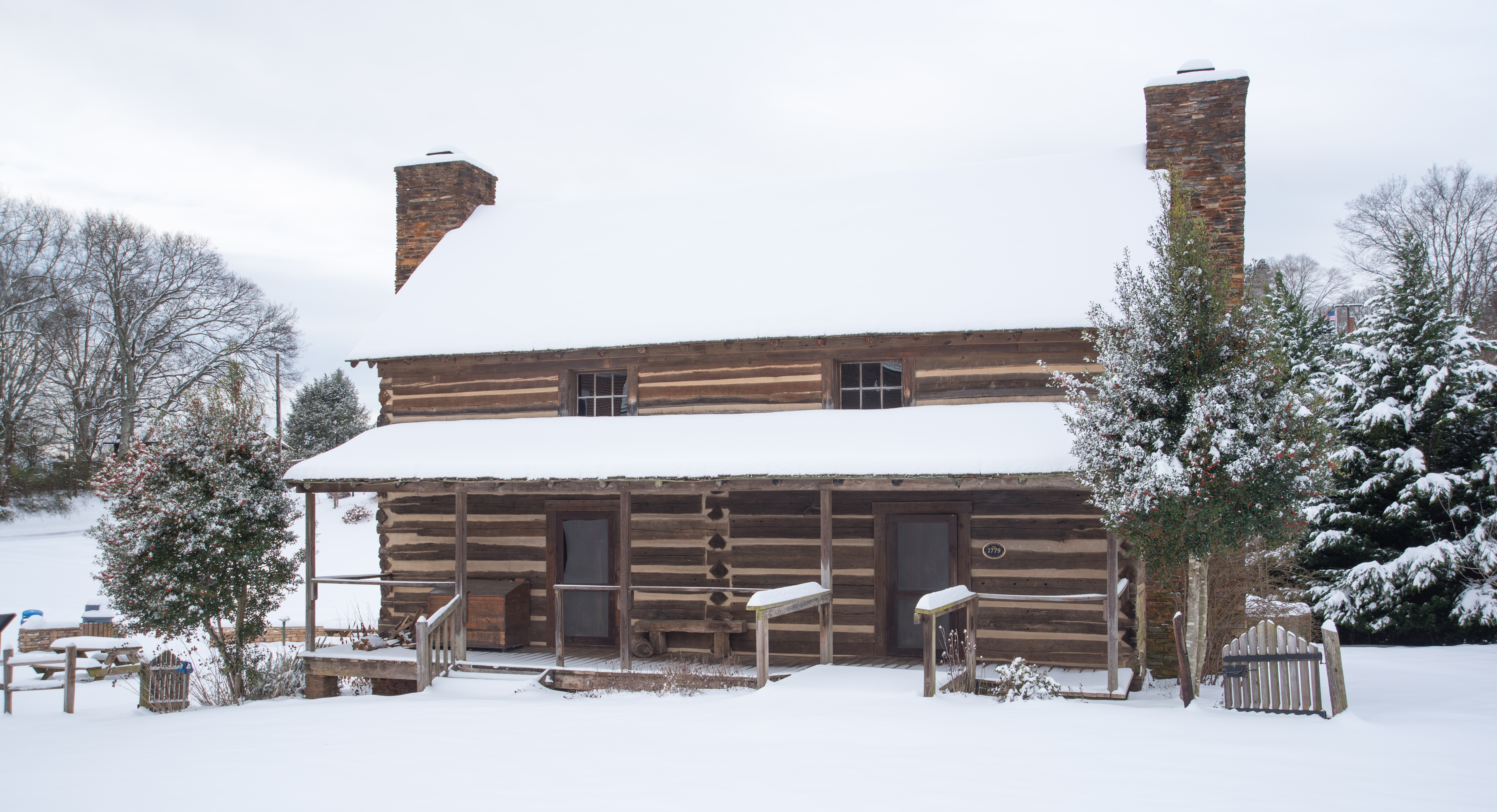 Robert Cleveland House - snow covered