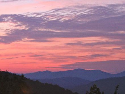 Leatherwood Mountains Sunset