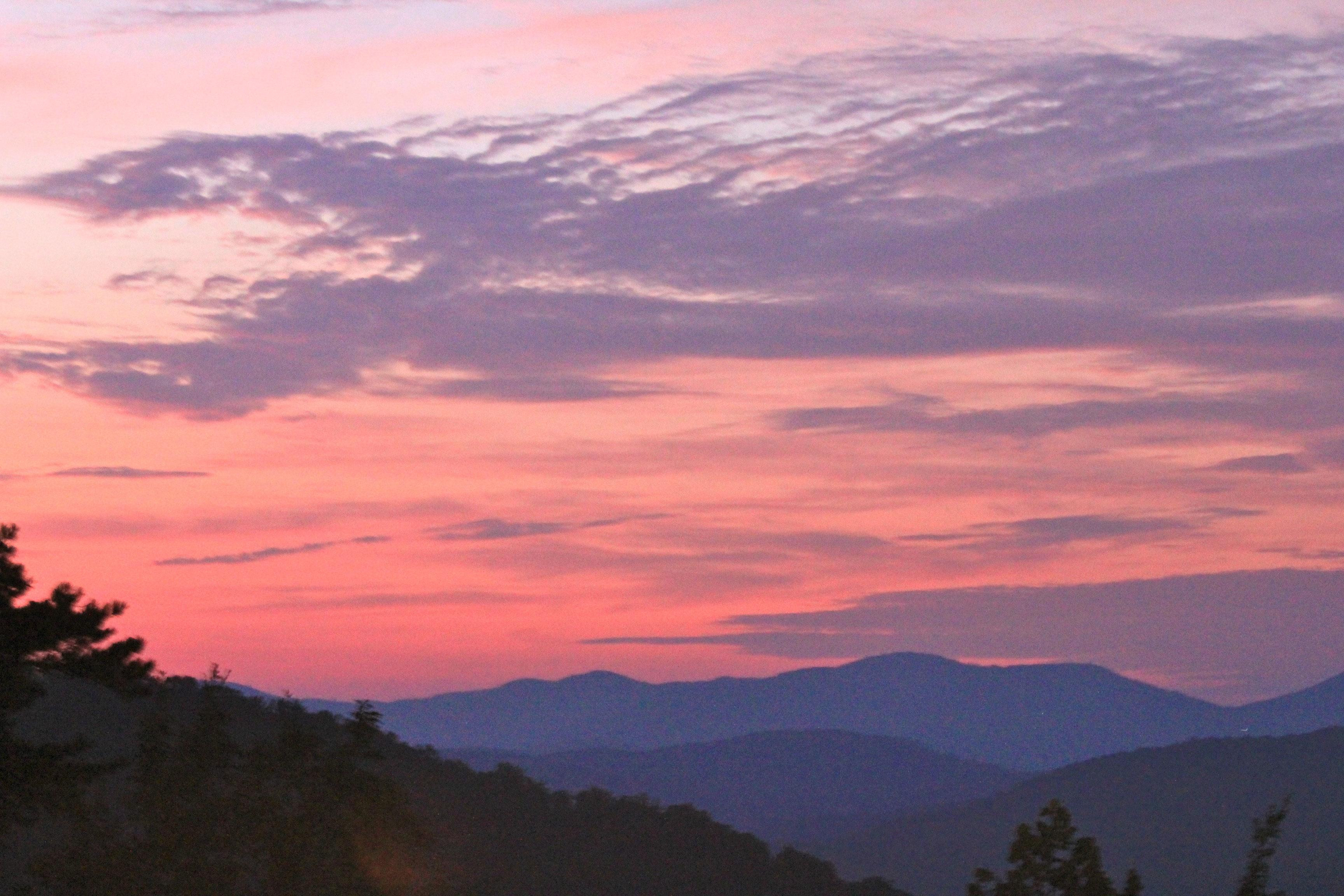 Leatherwood Mountains Sunset