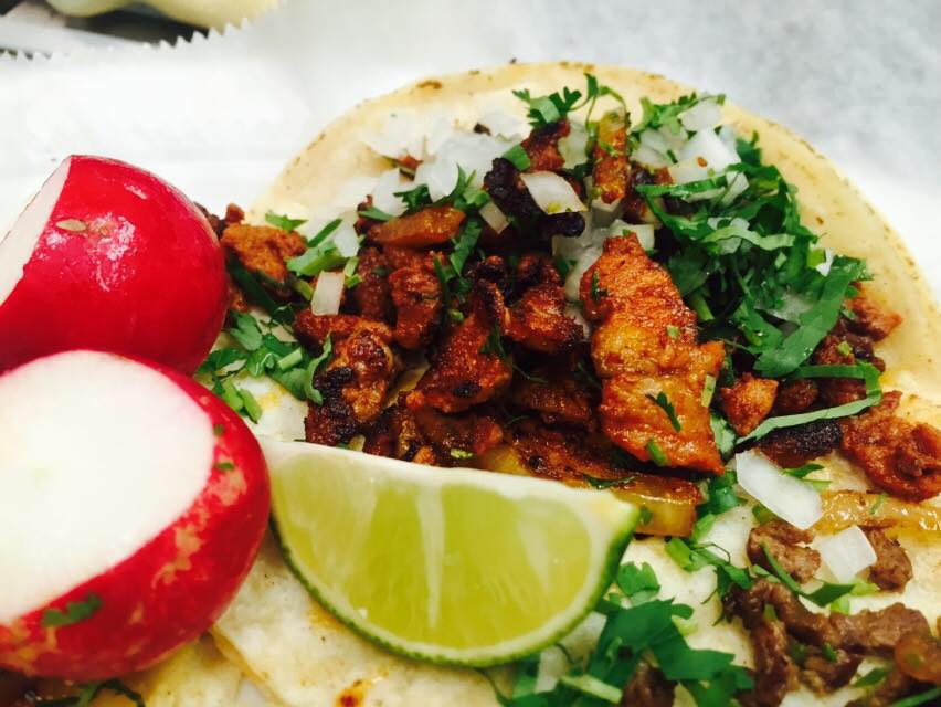 Tacos Al Pastor at Santa Lucia Market in Wilkesboro, NC