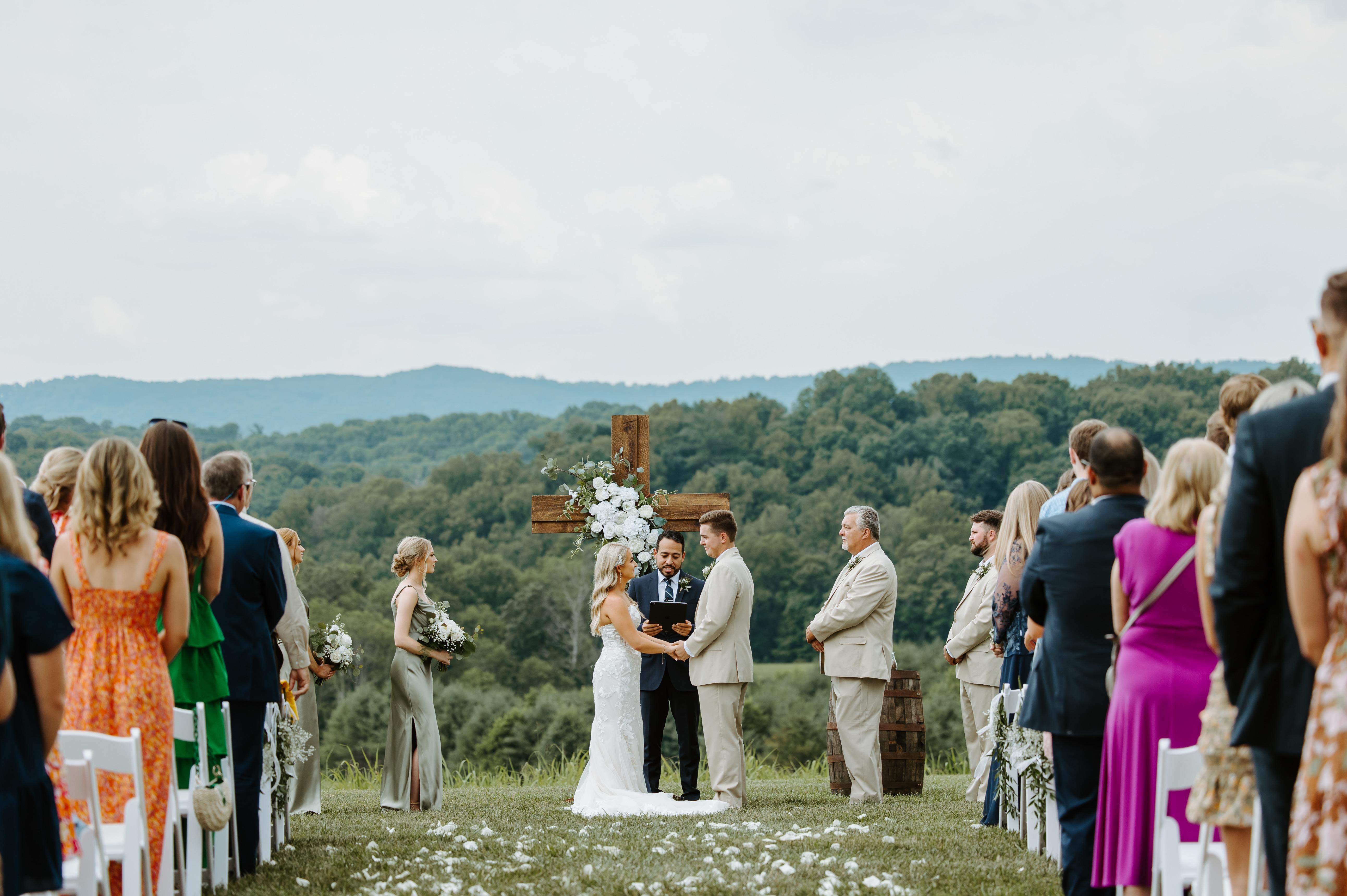 A Wedding Ceremony at the Lodge on Brier Creek